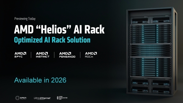 AMD ra mắt nền tảng “Helios” quy mô rack dành cho AI